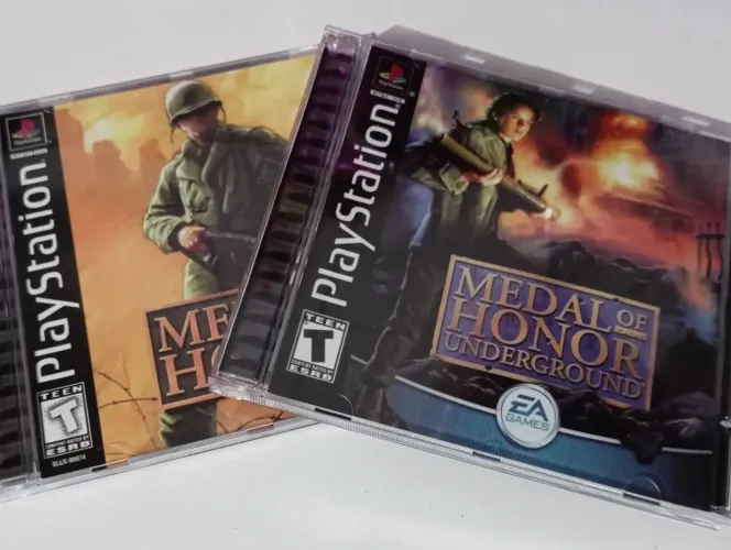 Coleção Medal of Honor PS1 (REPRÔ) LEIA