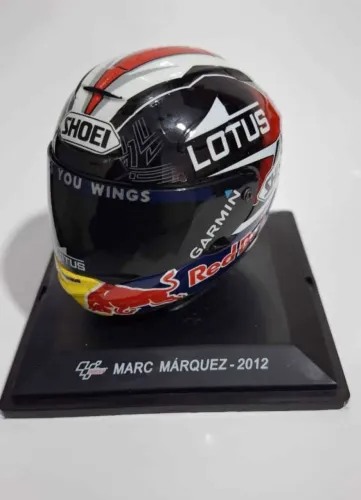 Miniatura Capacete Raro Marc Marquez 2012