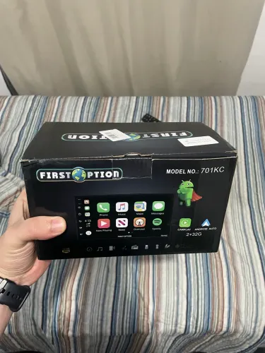 Multimídia Automotiva 7 Pol. Android + CarPlay e Android Auto