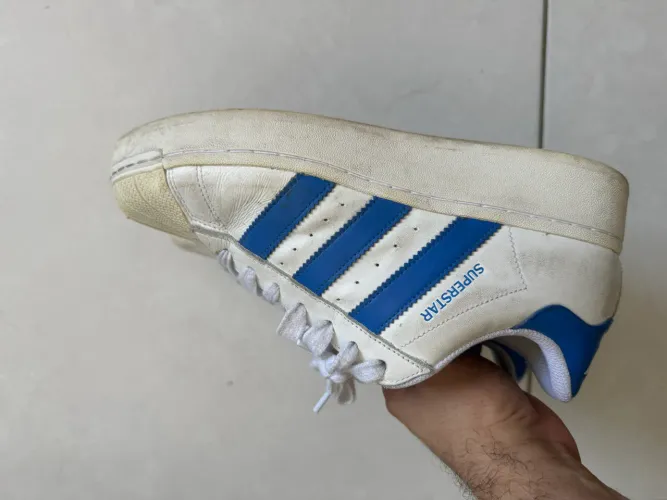 Adidas Superstar branco/azul