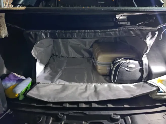 Bolsa Bag impermeável original Moppar para caçamba da Fiat Toro, usada uma única vez.