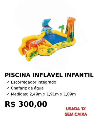 PISCINA INFLÁVEL PARA BEBÊ - Incrível!!