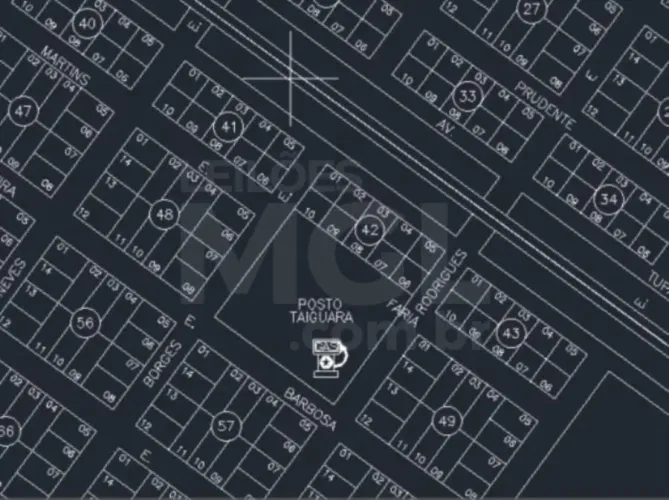 TUPACIGUARA/MG Lote com 304,00m² no bairro Cynthia