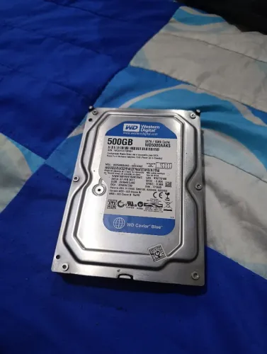 HD Western Digital Caviar Blue de 500GB(SUCATA/CONSERTO).