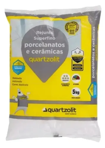 Rejunte cinza platina Quartzolit
