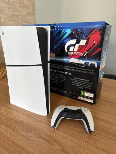 VENDO PS5 SLIM DIGITAL 825 GB + CONTROLE + CAIXA ORIGINAL