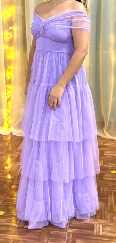 Vestido de festa lavanda 