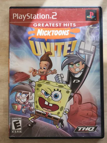 Jogo original de play 2 Nicktoons Unite