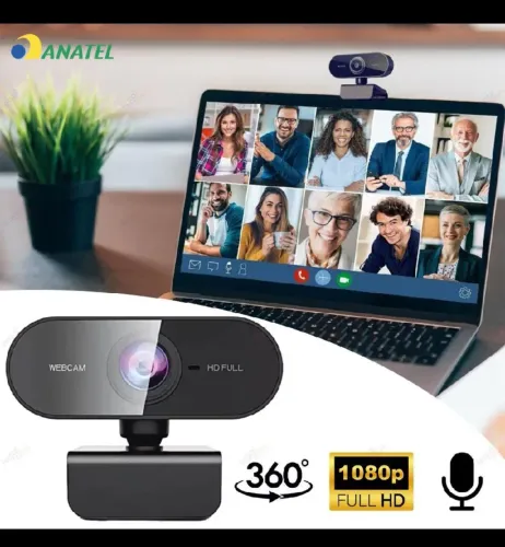 Câmera webcam1080p Full hd
