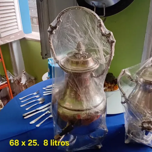 Samovar de prata 8 litros