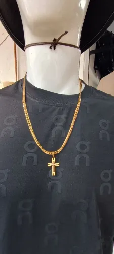 Cordão de aço novo cruz