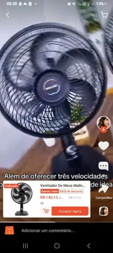 DESAPEGAR assessorios Peças de ventiladoresventilador o re