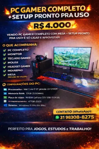 Pc gamer completo