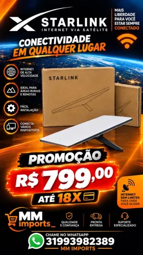 Starlink mini lacrado 1 Ano garantia promoção