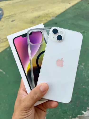 ? IPHONE 14PLUS, 128Gb, CAIXA, CABO, PELÍCULA E CAPINHA GEONAV