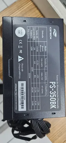 Fonte C3TECH 350 W