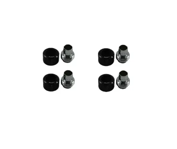(NOVO) Kit 4x Fitting Conector Preto 3/8 x 1/2 G1/4 Mangueira Bykski Water Cooler Walter