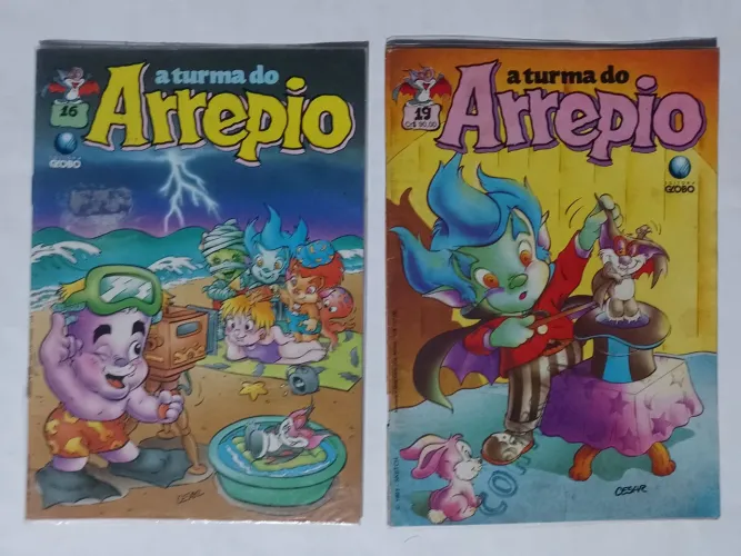 A TURMA DO ARREPIO LOTE DE(7) - ED. GLOBO