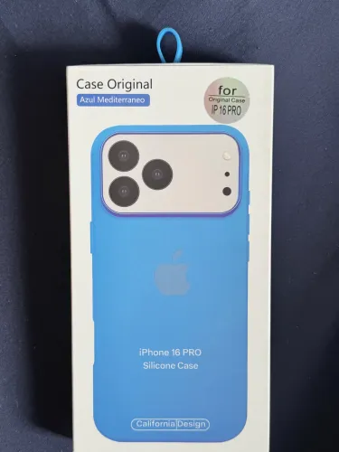 Case iPhone 16 pro azul Mediterrâneo 