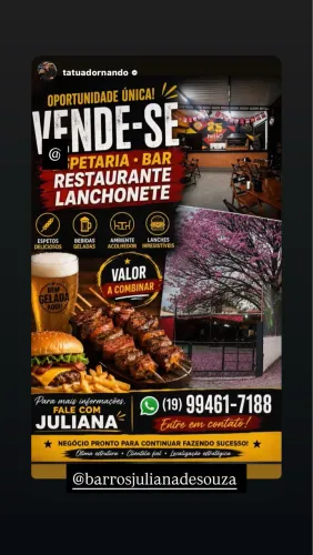 Vendo Bar e Espetaria 