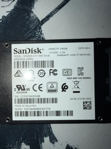 Ssd Sandisk 240Gb