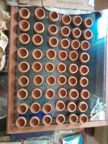 Mini Vasos de Barro - 64 unidades
