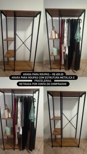 Arara metálica - Baixou o preço