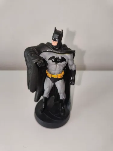 Miniatura Batman Eaglemoss DC #01 Metal + Caixa + Fascículo