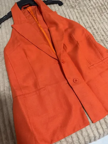 Colete em linho marca Colcci TAM M
