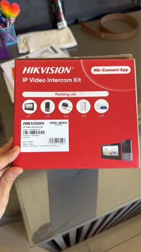 VENDO INTERFONE VÍDEO PORTEIRO HIKVISION