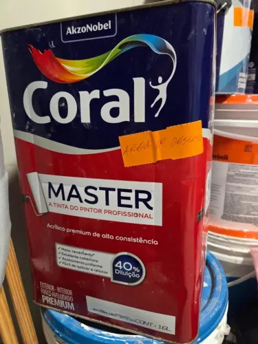 Lata de tinta 16L Areia do deserto - Coral Premium