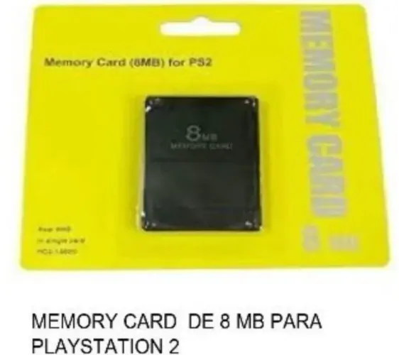 Memory card 8MB para Playstation 2