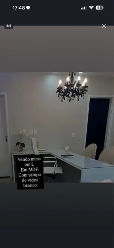 Vendo mesa em L em MDF