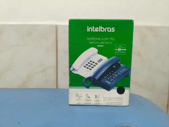 Telefone Fixo Intelbras Pleno Cinza-ártico