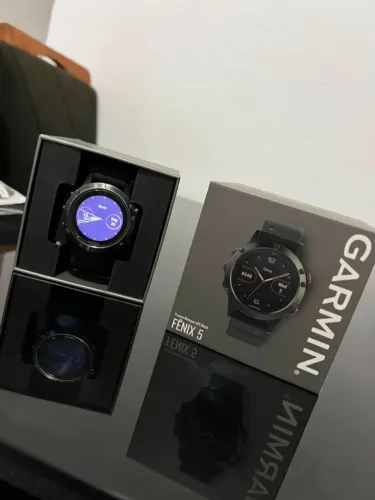 Relógio Smartwatch Garmin Fênix 5 Original - Excelente Estado + Acessórios