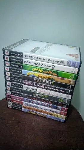 Lote jogos PlayStation 2 com manual