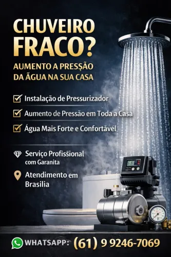 Pressurização de Água Padrão Hotel | Boiler + Alta Pressão