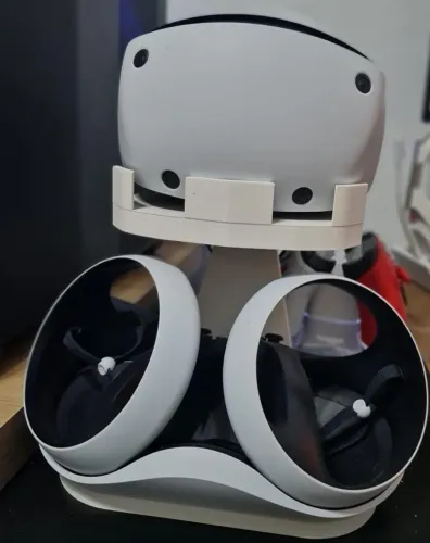 Kit PlayStation VR2 + Base de Carregamento Oficial + Suporte 3D