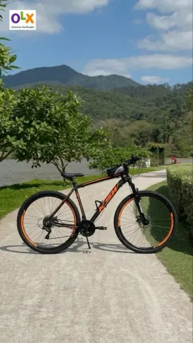 Bicicleta Aro 29 Ksw Xlt 24v Disco Câmbios Index Tamanho Do Quadro 17 Cor Preto/laranja