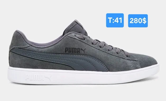 Tênis da Puma Smash V2 Bdp tamanho 41 original