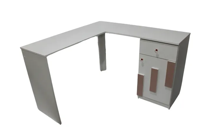 Mesa manicure em L 1,20x40x1,20 -@officinadimobili 