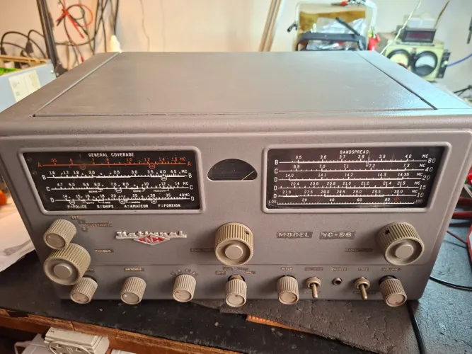 Radio National made U.S.A. NC98,único anúncio no Brasil. Old school,o. Curta, leia!!!