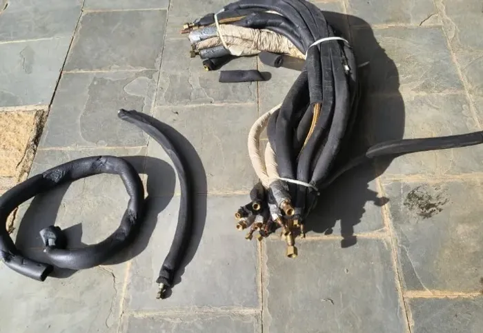 Tubulação de cobre ar condicionado 