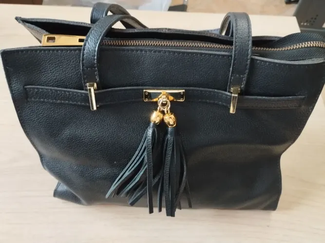 Bolsa de couro HECKEL VERTI - excelente estado 