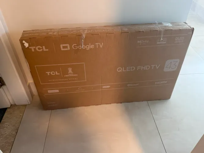 Smart TV 43" TCL 43S5K QLED Full HD Google TV Wi-Fi