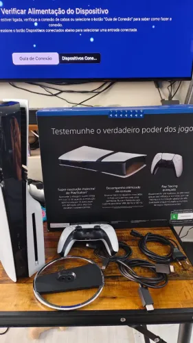 PS5 Pro 2tb 13.60 playstation 5 Pro completo com midia fisica unidade de disco