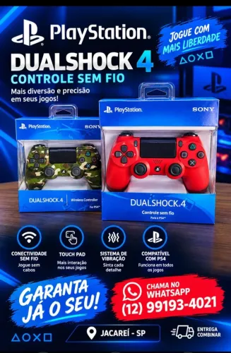 Controle de Playstation 4