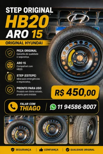Step original HB20 aro 15