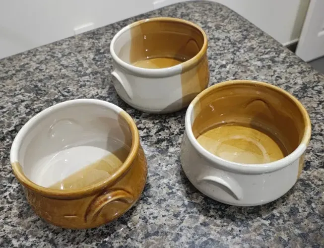 Tigelas | Porcelana Esmaltada | Anos 80 | Multiuso