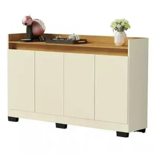 Buffet Real com 4 portas Perola/Mel